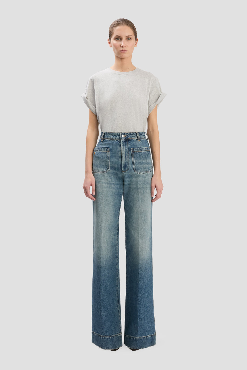 Alina Jean In Worn Blue Wash