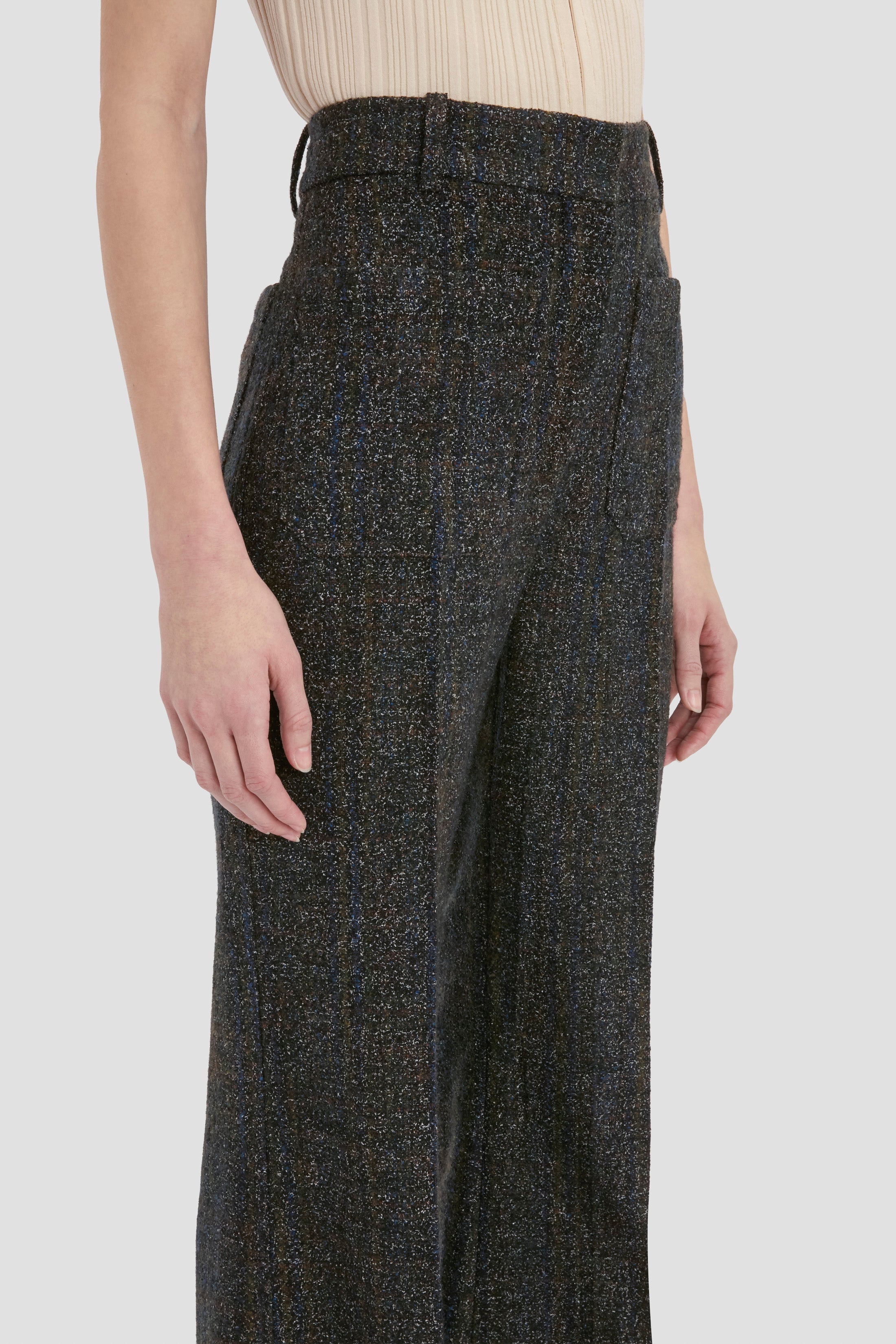 Alina Trouser In Grey Melange