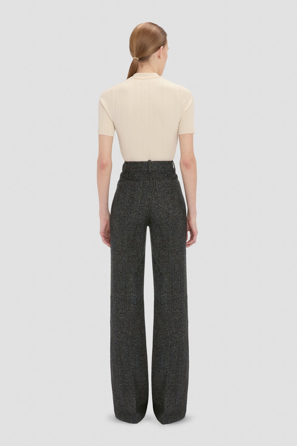 Alina Trouser In Grey Melange