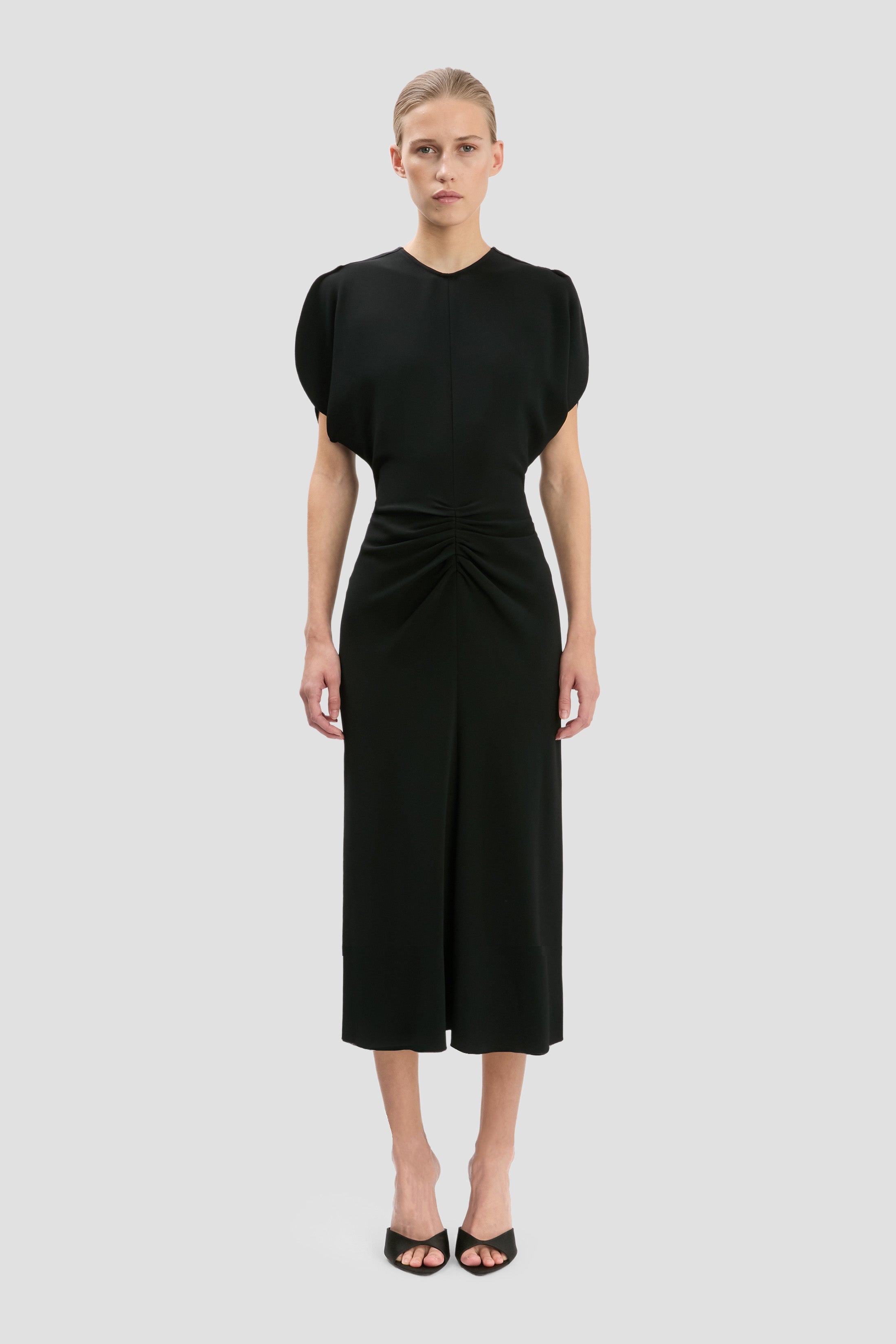 Bela Midi Dress In Black